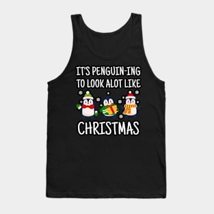 It's Penguin-ing Christmas Shirt Tank Top